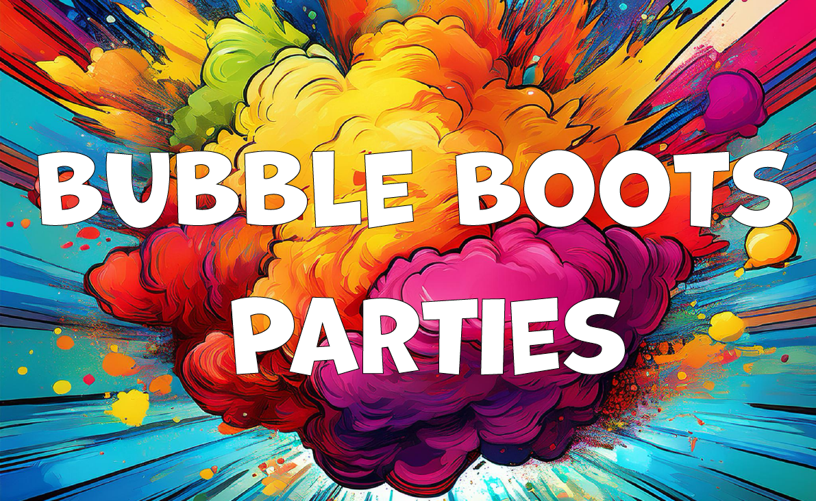 Bubble Boots Parties Logo